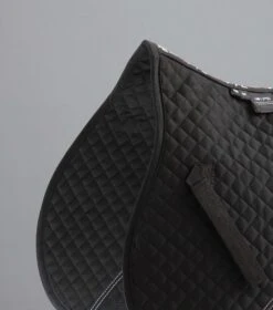 Pony Plain Cotton GP/Jump Square -Premier Equine Store Pony Plain Cotton GPJump Square Black 3