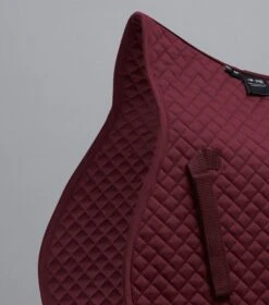 Pony Plain Cotton GP/Jump Square -Premier Equine Store Pony Plain Cotton GPJump Square Burgundy 3