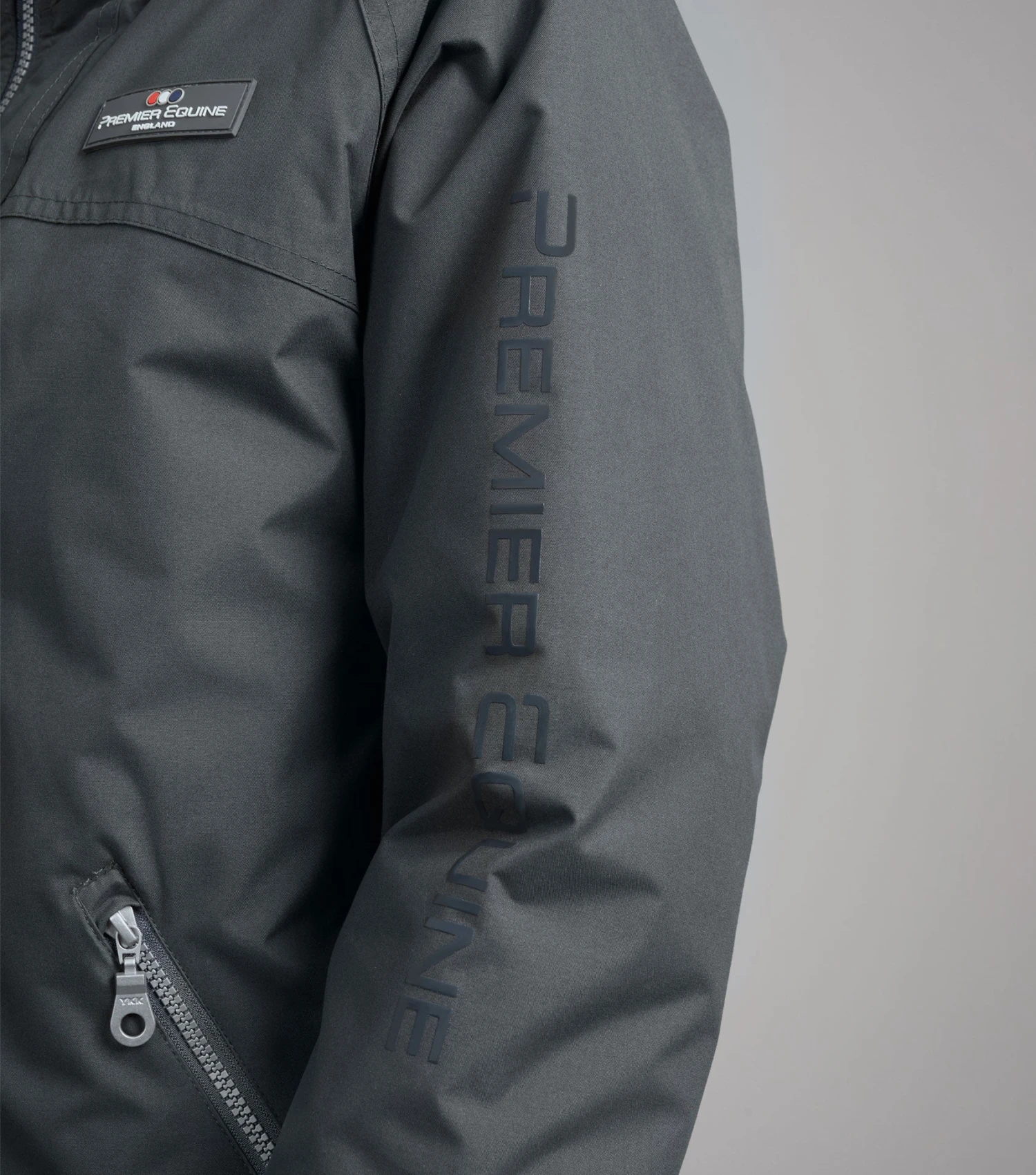 Pro Rider Unisex Waterproof Riding Jacket Pro Rider Unisex Waterproof Riding Jacket -Premier Equine Store Pro Rider Unisex Waterproof Riding Jacket Grey 5