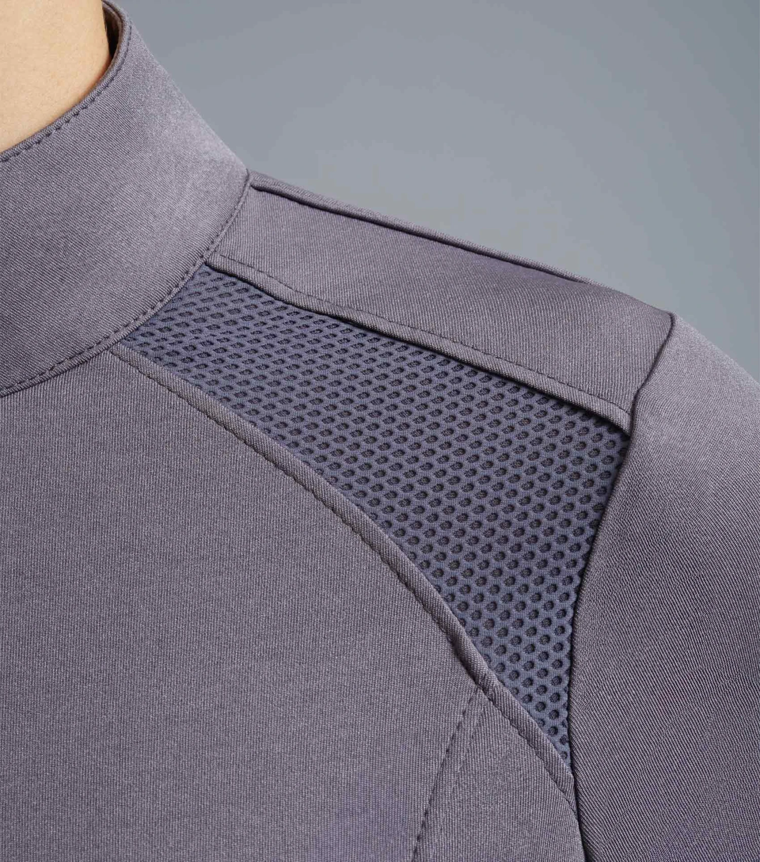 Remisa Ladies Technical Short Sleeve Riding Top Remisa Ladies Technical Short Sleeve Riding Top -Premier Equine Store Remisa Ladies Technical Short Sleeved Riding Top Grey 4