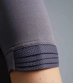 Remisa Ladies Technical Short Sleeve Riding Top 12 Remisa Ladies Technical Short Sleeve Riding Top -Premier Equine Store Remisa Ladies Technical Short Sleeved Riding Top Grey 5