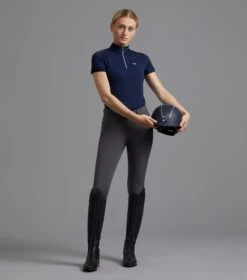 Remisa Ladies Technical Short Sleeve Riding Top 15 Remisa Ladies Technical Short Sleeve Riding Top -Premier Equine Store Remisa Ladies Technical Short Sleeved Riding Top Navy 2