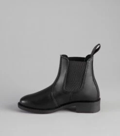 Rossago Junior Synthetic Chelsea Paddock Boot -Premier Equine Store RossagoJuniorPaddockBoots Black 4