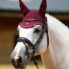 Salto Fly Veil 1 Salto Fly Veil -Premier Equine Store Salto Fly Veil Wine 1