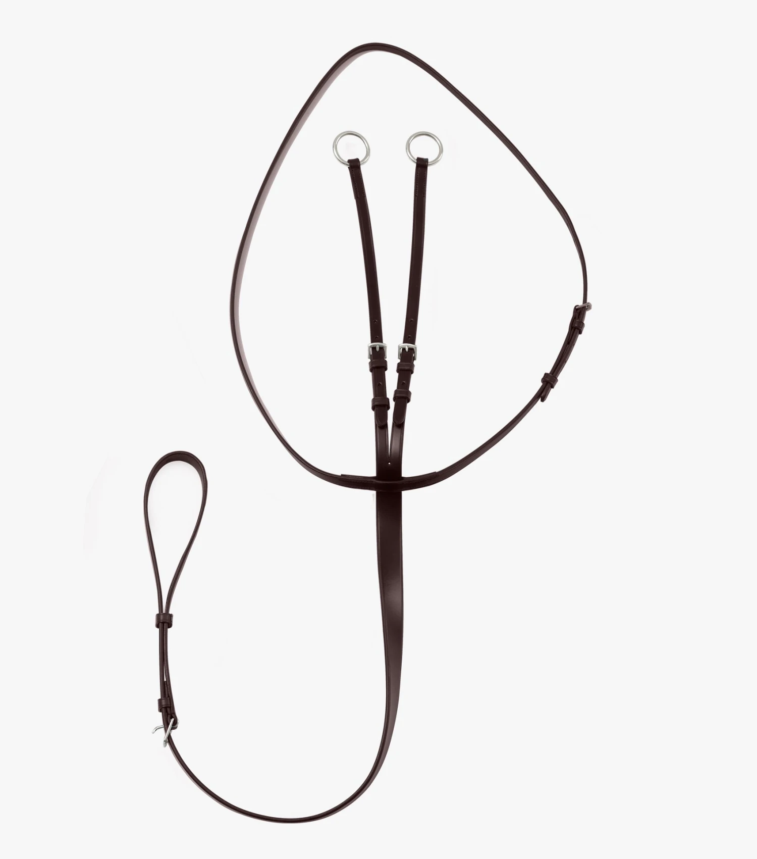 Santadi Adjustable Running Martingale Santadi Adjustable Running Martingale -Premier Equine Store Santadi Adjustable Running Martingale Brown 3