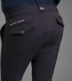 Santino Men's Gel Knee Riding Breeches 4 Santino Men's Gel Knee Riding Breeches -Premier Equine Store Santino Breeches Navy 3
