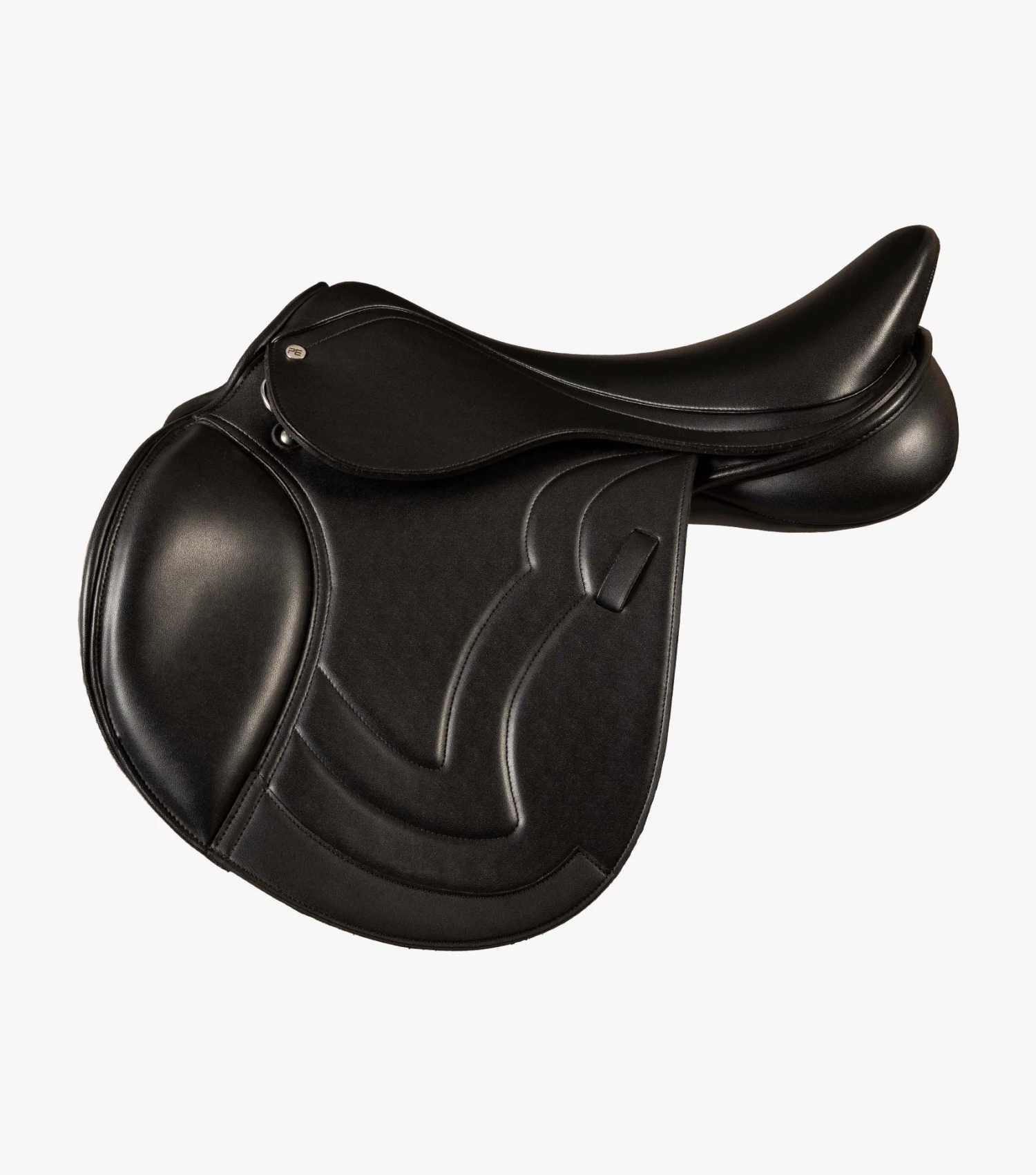 Sautiller Synthetic Close Contact Jump Saddle Sautiller Synthetic Close Contact Jump Saddle -Premier Equine Store Sautiller Synthetic GP Jump Saddle Black 3