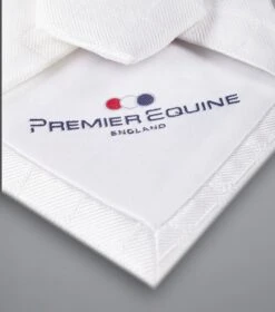 Men's 100% Silk Hand Made Tie -Premier Equine Store Silk Tie White 4