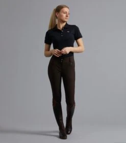 Sophia Ladies Full Seat High Waist Riding Breeches -Premier Equine Store Sophia Breeches Chocolate 1