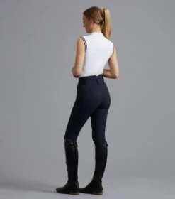 Sophia Ladies Full Seat High Waist Riding Breeches -Premier Equine Store Sophia Breeches Navy 2