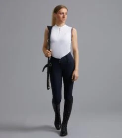 Sophia Ladies Full Seat High Waist Riding Breeches -Premier Equine Store Sophia Breeches Navy 5