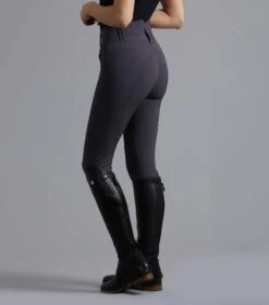 Sophia Ladies Full Seat High Waist Riding Breeches -Premier Equine Store Sophia High Waist Breeches Anthracite 4