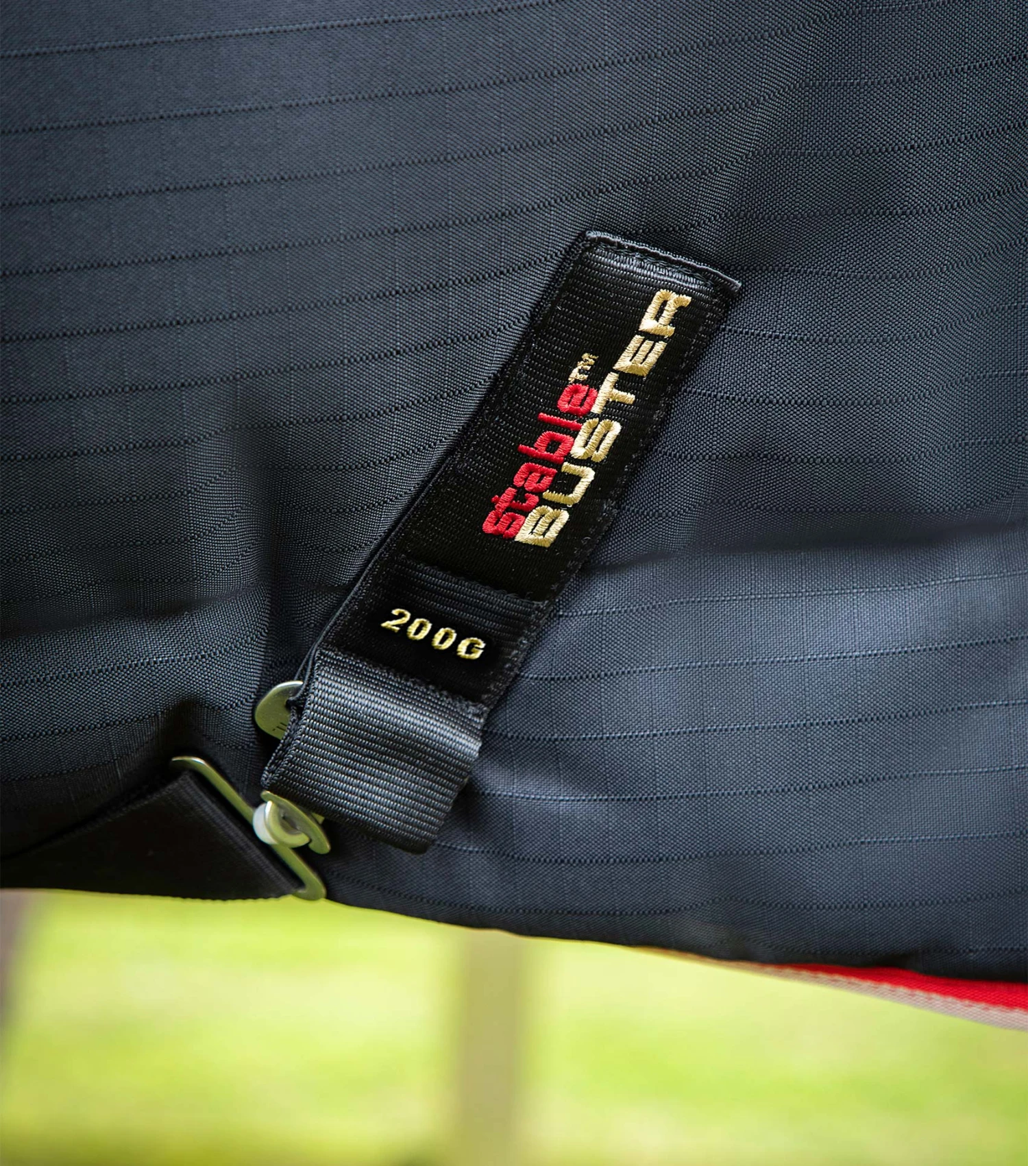 Stable Buster 200g Stable Rug with Neck Cover Stable Buster 200g Stable Rug With Neck Cover -Premier Equine Store Stable Buster 200 Stable Rug Black 5