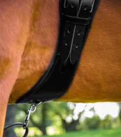 Tamarro Anatomic Leather Girth -Premier Equine Store Tamarro Anatomic Leather Girth Black 4