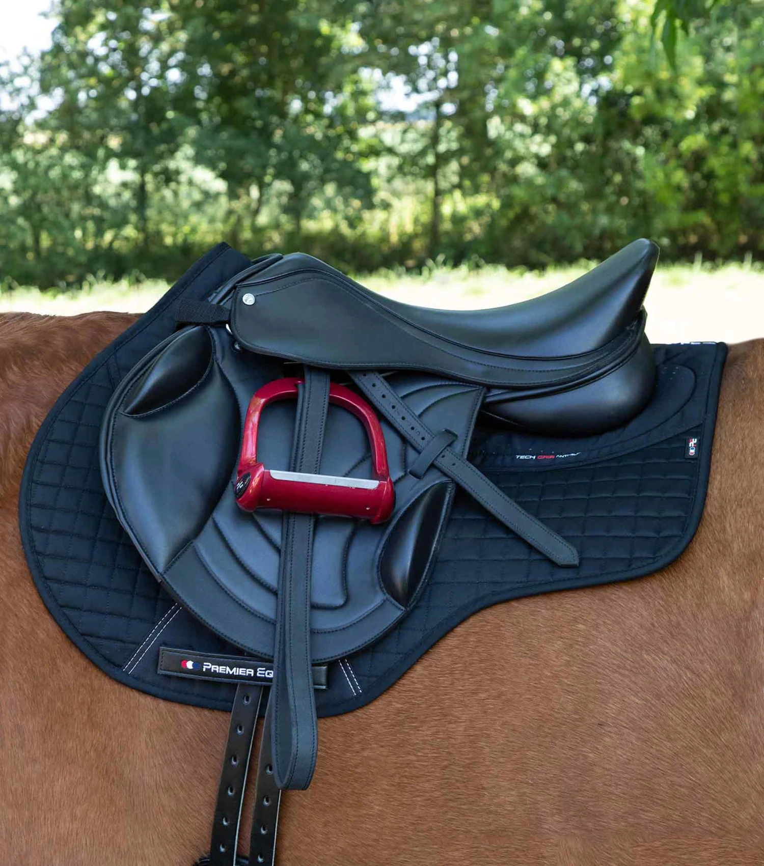 Close Contact Tech Grip Pro Anti-Slip Saddle Pad - GP/Jump Square Close Contact Tech Grip Pro Anti-Slip Saddle Pad - GP/Jump Square -Premier Equine Store Tech Grip Pro Anti Slip GP Jump Square Black 2