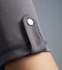 Amia Ladies Technical Short Sleeve Riding Top -Premier Equine Store Technical Short Sleeved Riding Top Anthracite Grey 5