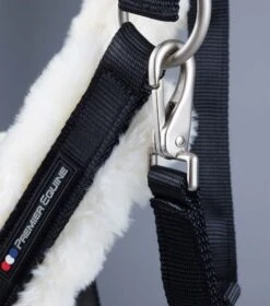 Techno Wool Lined Head Collar -Premier Equine Store Techno Wool Lined Head Collar Black 5