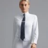 Tessa Ladies Long Sleeve Tie Shirt 2 Tessa Ladies Long Sleeve Tie Shirt -Premier Equine Store Tessa Ladies Long Sleeve Tie shirt white 1