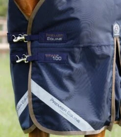 Titan 100g Original Turnout Rug -Premier Equine Store Titan 100 Original Turnout Rug Navy 3