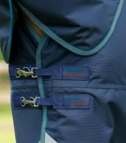 Titan 200g Turnout Rug With Snug-Fit Neck Cover -Premier Equine Store Titan 200 Turnout Rug Navy 3