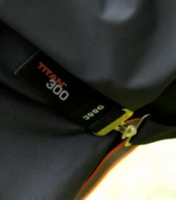 Titan 300g Turnout Rug With Snug-Fit Neck Cover -Premier Equine Store Titan 300 Turnout Rug Black 5