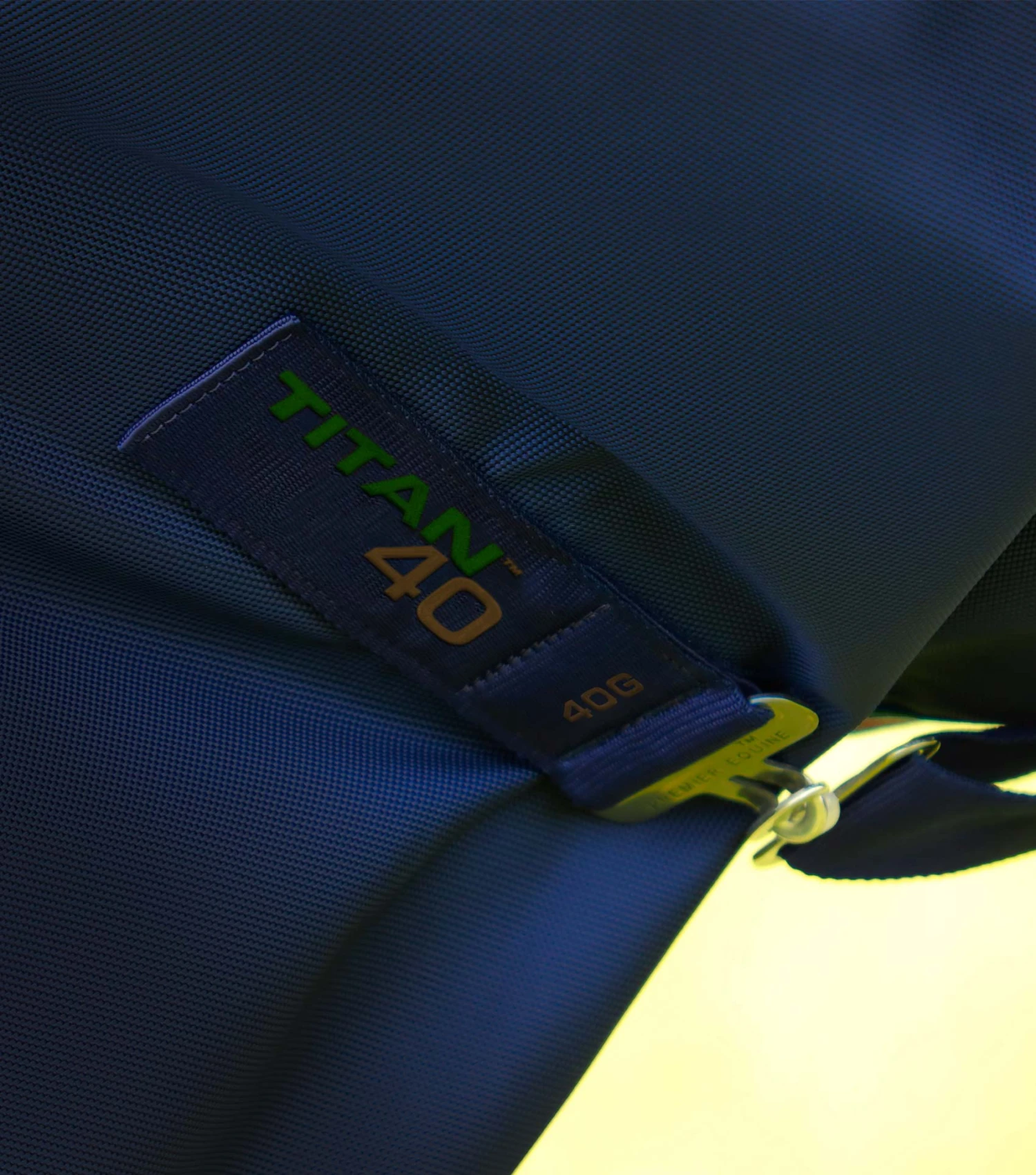 Titan 40g Turnout Rug with Snug-Fit Neck Cover Titan 40g Turnout Rug With Snug-Fit Neck Cover -Premier Equine Store Titan 40 Turnout Rug Navy 5