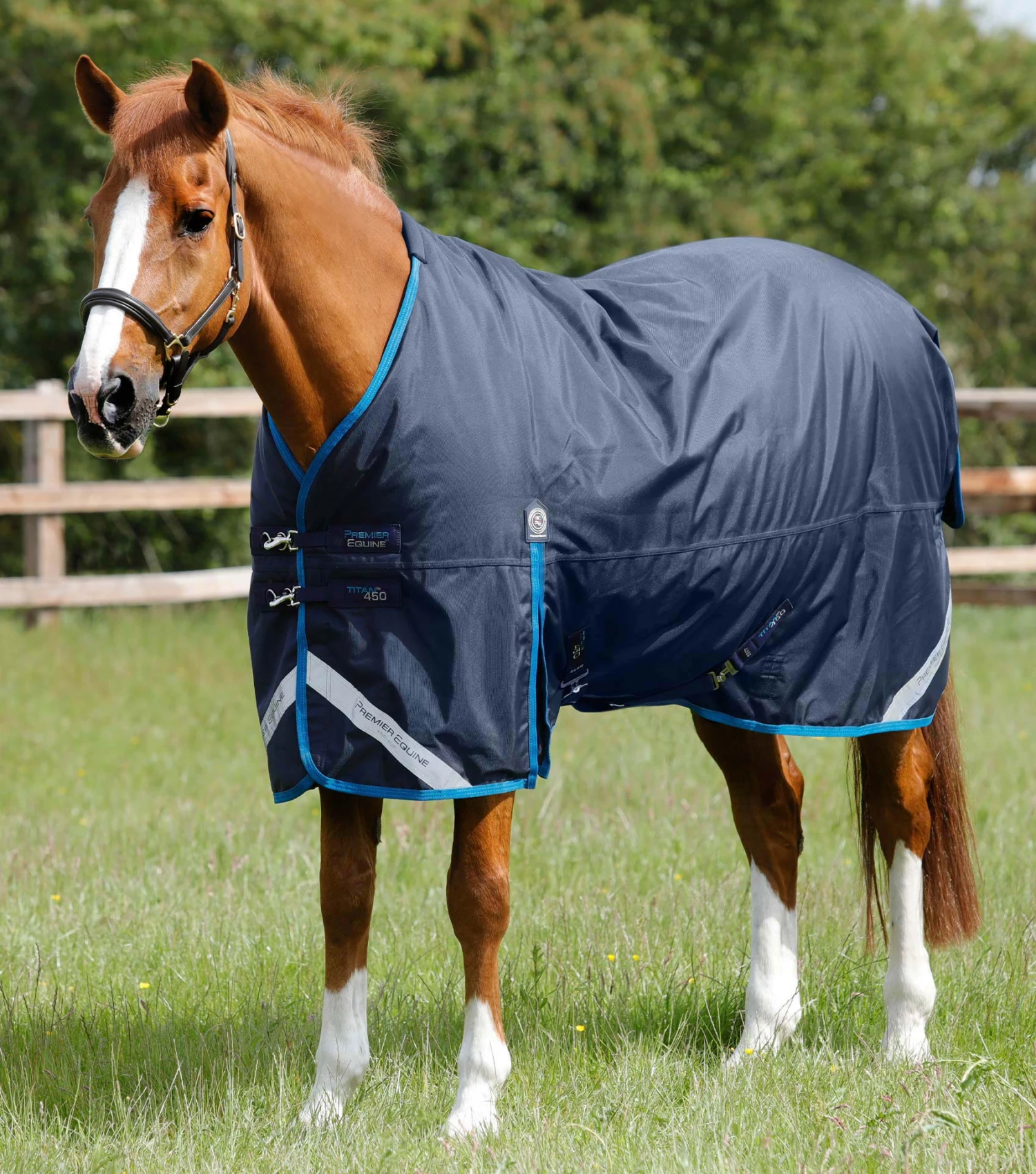 Titan 450g Original Turnout Rug Titan 450g Original Turnout Rug -Premier Equine Store Titan 450 Original Turnout Rug Navy 1