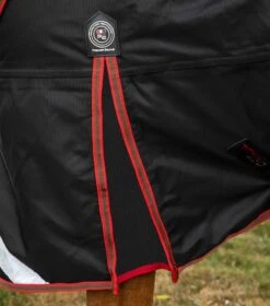 Titan 450g Turnout Rug With Snug-Fit Neck Cover 5 Titan 450g Turnout Rug With Snug-Fit Neck Cover -Premier Equine Store Titan 450 Turnout Rug Black 3