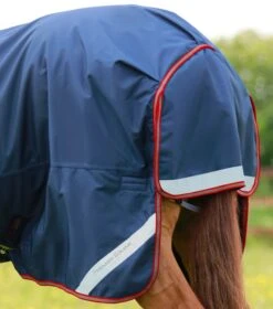 Titan 450g Turnout Rug With Snug-Fit Neck Cover 11 Titan 450g Turnout Rug With Snug-Fit Neck Cover -Premier Equine Store Titan 450 Turnout Rug Navy 6