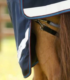 Titan Storm 200g Combo Turnout Rug With Snug-Fit Neck 6 Titan Storm 200g Combo Turnout Rug With Snug-Fit Neck -Premier Equine Store Titan Storm 200 Turnout Rug Navy 5