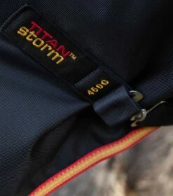Titan Storm 450g Combo Turnout Rug With Snug-Fit Neck -Premier Equine Store Titan Storm 450 Turnout Rug Black 5