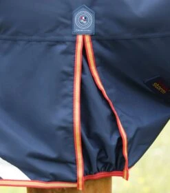Titan Storm 450g Combo Turnout Rug With Snug-Fit Neck -Premier Equine Store Titan Storm 450 Turnout Rug Navy 4