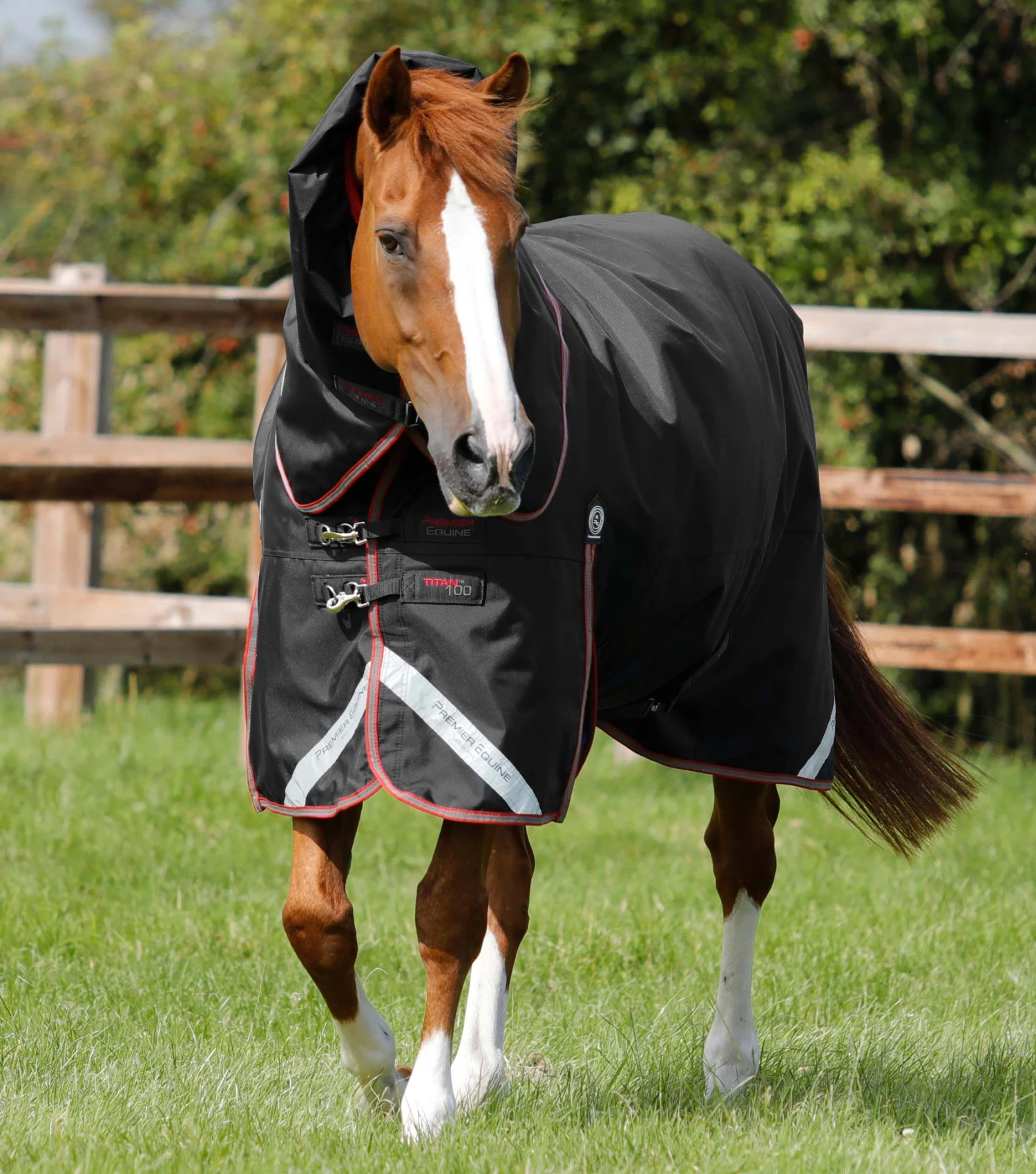 Titan Trio Complete 4 in 1 Turnout Rug Titan Trio Complete 4 In 1 Turnout Rug -Premier Equine Store Titan Trio 100 Turnout Rug Black 1