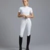 Torino Ladies Full Seat Gel Competition Riding Breeches -Premier Equine Store Torino Ladies Full Seat Gel Riding Breeches White 1