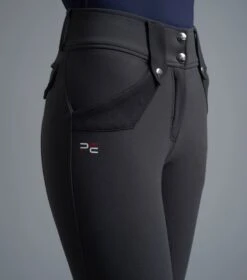 Torino Ladies Full Seat Gel Riding Breeches -Premier Equine Store TorinoLadiesFullSeatGelRidingBreeches Anthracite 3
