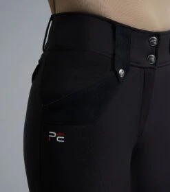 Torino Ladies Full Seat Gel Riding Breeches -Premier Equine Store TorinoLadiesFullSeatGelRidingBreeches Black 3