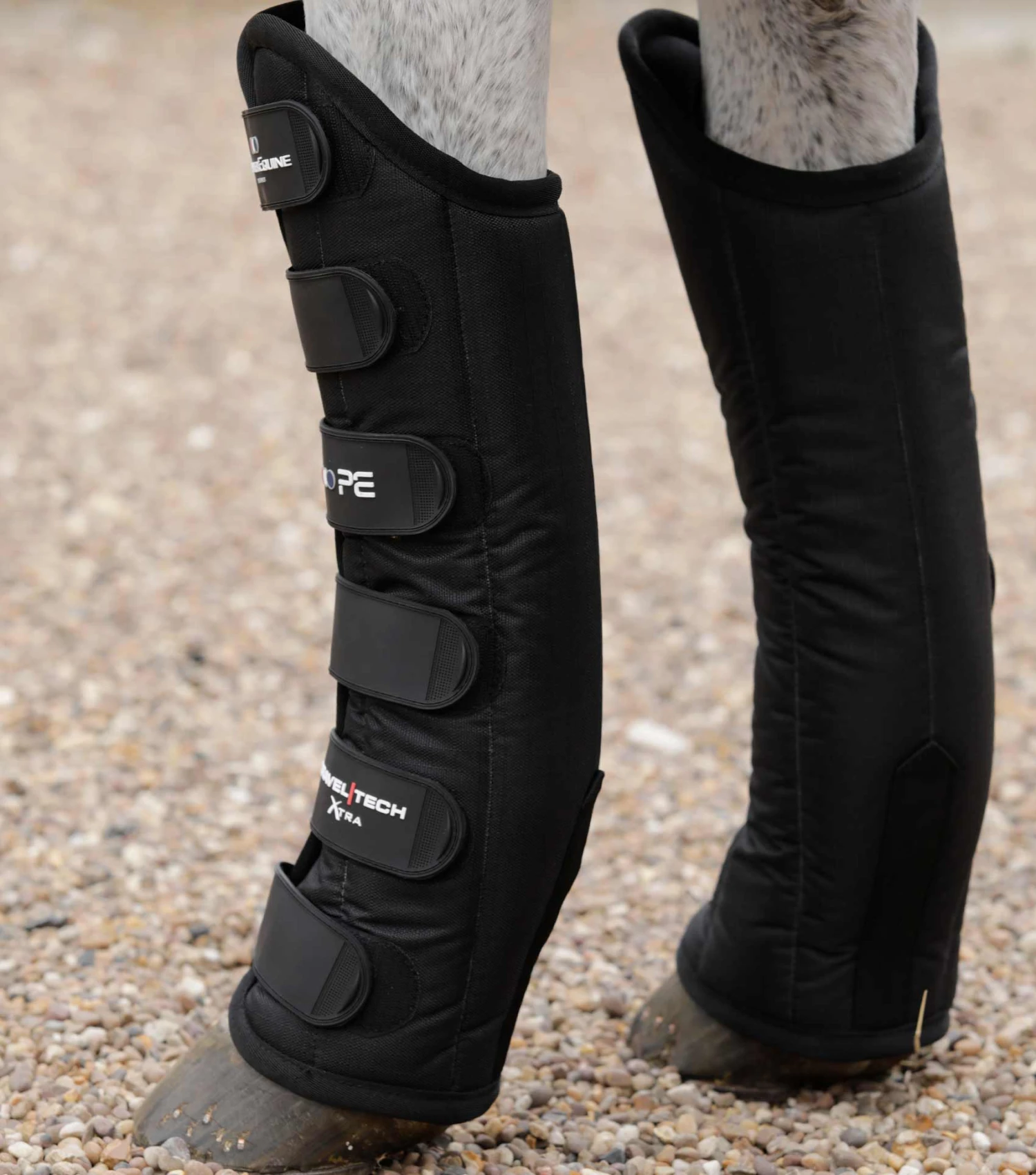 Travel-Tech Xtra Travel Boots Travel-Tech Xtra Travel Boots -Premier Equine Store Travel Tech Xtra Travel Boots Black 2