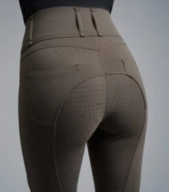 Ventus Ladies Full Seat Gel Riding Tights 6 Ventus Ladies Full Seat Gel Riding Tights -Premier Equine Store Ventus Riding Tights Taupe 5