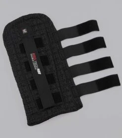 Waffle Quilted Double Locking Tail Guard 7 Waffle Quilted Double Locking Tail Guard -Premier Equine Store Waffle Quilted Double Locking Tail Guard Black 2