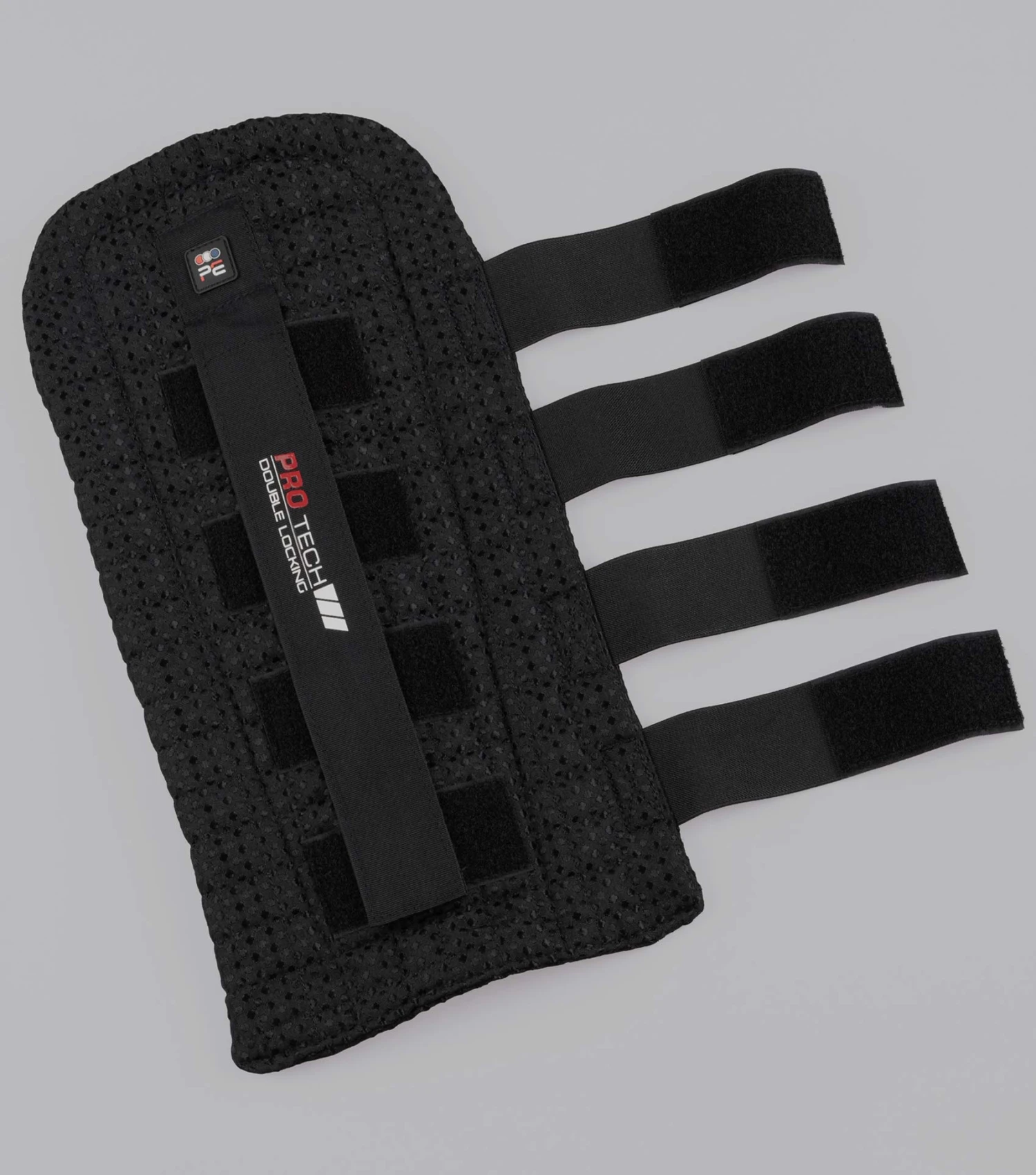 Waffle Quilted Double Locking Tail Guard Waffle Quilted Double Locking Tail Guard -Premier Equine Store Waffle Quilted Double Locking Tail Guard Black 2