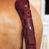 Waffle Quilted Double Locking Tail Guard 2 Waffle Quilted Double Locking Tail Guard -Premier Equine Store Waffle Quilted Double Locking Tail Guard Burgundy 1