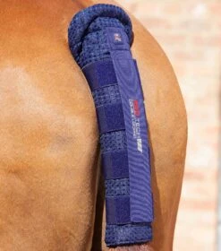 Waffle Quilted Double Locking Tail Guard 10 Waffle Quilted Double Locking Tail Guard -Premier Equine Store Waffle Quilted Double Locking Tail Guard Navy 1
