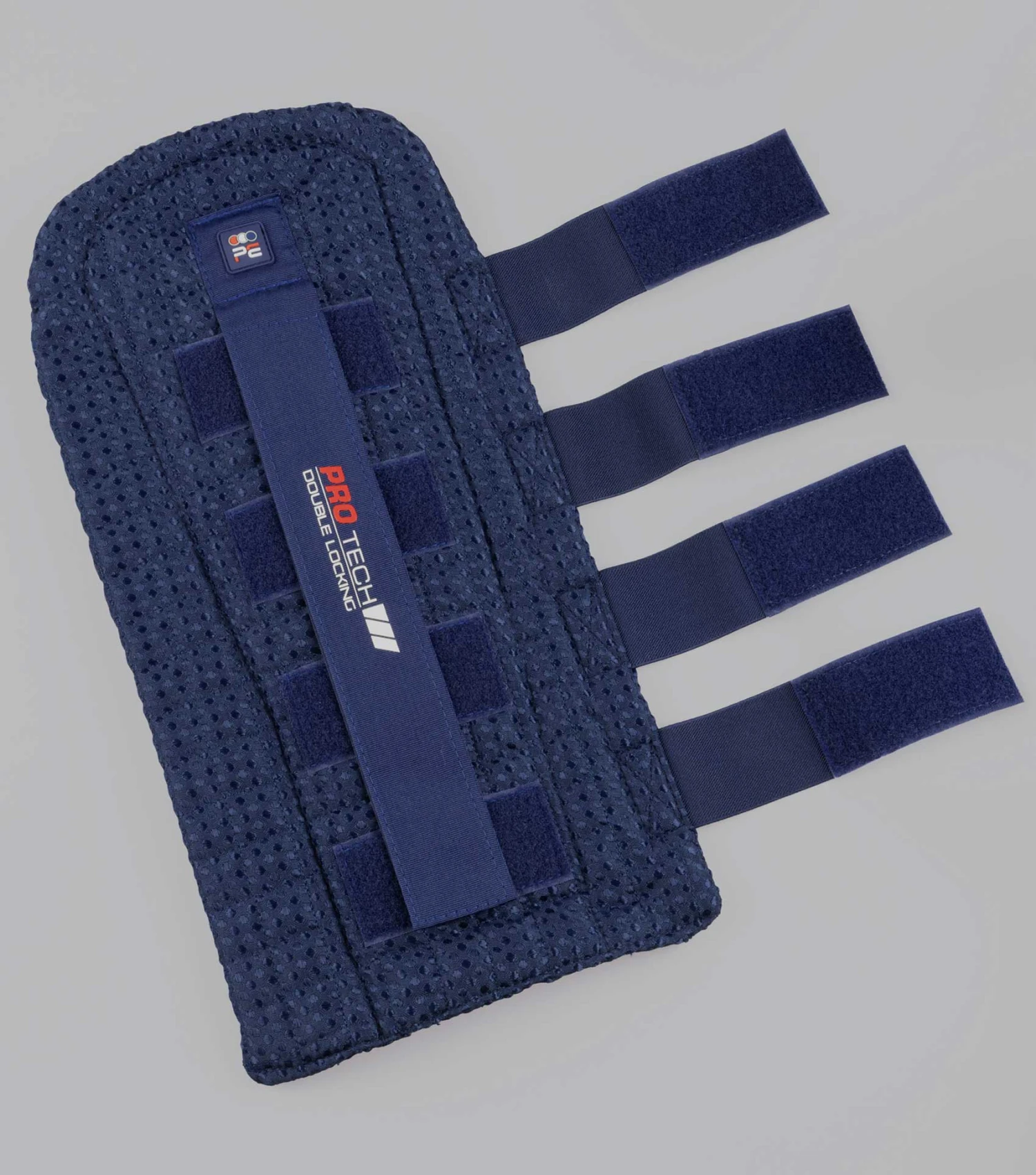 Waffle Quilted Double Locking Tail Guard Waffle Quilted Double Locking Tail Guard -Premier Equine Store Waffle Quilted Double Locking Tail Guard Navy 2