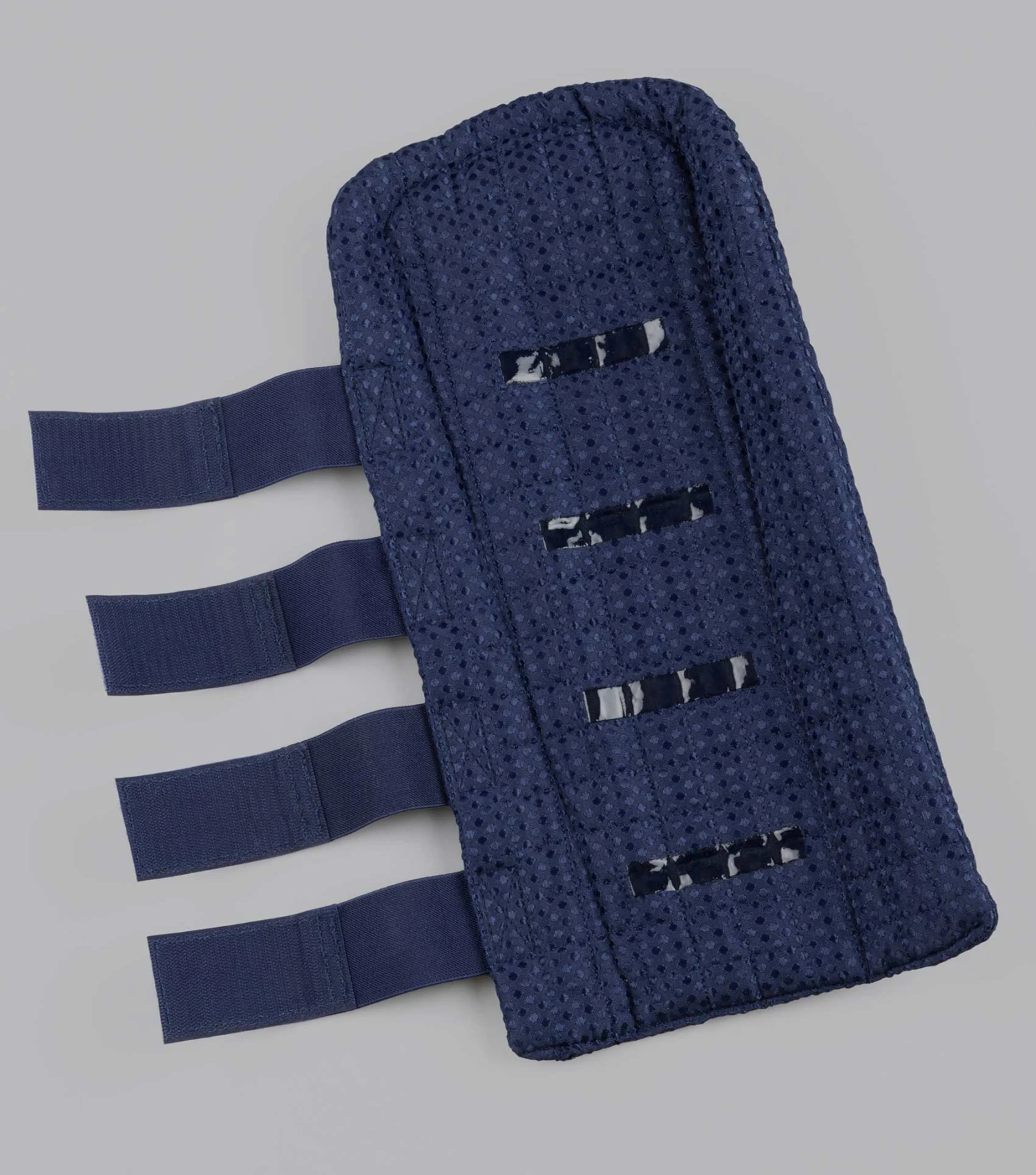 Waffle Quilted Double Locking Tail Guard Waffle Quilted Double Locking Tail Guard -Premier Equine Store Waffle Quilted Double Locking Tail Guard Navy 3