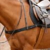 Zimella Elastic Breastgirth -Premier Equine Store Zimella Elastic Breastgirth Black 1
