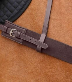 Zimella Elastic Breastgirth 9 Zimella Elastic Breastgirth -Premier Equine Store Zimella Elastic Breastgirth Brown 2