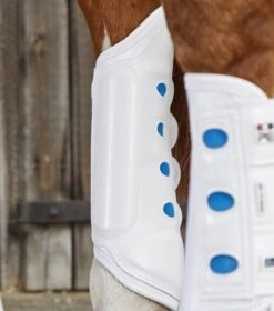 Air Cooled Original Eventing Boots -Premier Equine Store air cooled original white hind 2