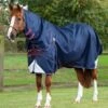 Akoni 0g Turnout Rug With Classic Neck Cover 2 Akoni 0g Turnout Rug With Classic Neck Cover -Premier Equine Store akoni 0g turnout rug with classic neck cover navy 1