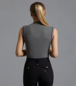Alito Ladies Sleeveless Riding Top 4 Alito Ladies Sleeveless Riding Top -Premier Equine Store alito sleeveless top grey 3