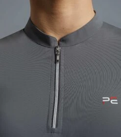 Allegra Ladies Short Sleeve Riding Top 17 Allegra Ladies Short Sleeve Riding Top -Premier Equine Store allegra top grey 4